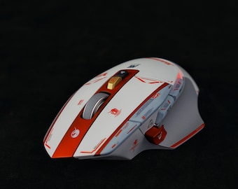 RX-0 Unicorn GUNDAM Edition Custom Painted  Logitech G502 HERO & G502X Optical Gaming Mouse with Rgb Lighting - Custom Gaming Mouse