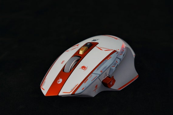 RX-0 Unicorn GUNDAM Edition Custom Painted  Logitech G502 HERO & G502X Optical Gaming Mouse with Rgb Lighting - Custom Gaming Mouse