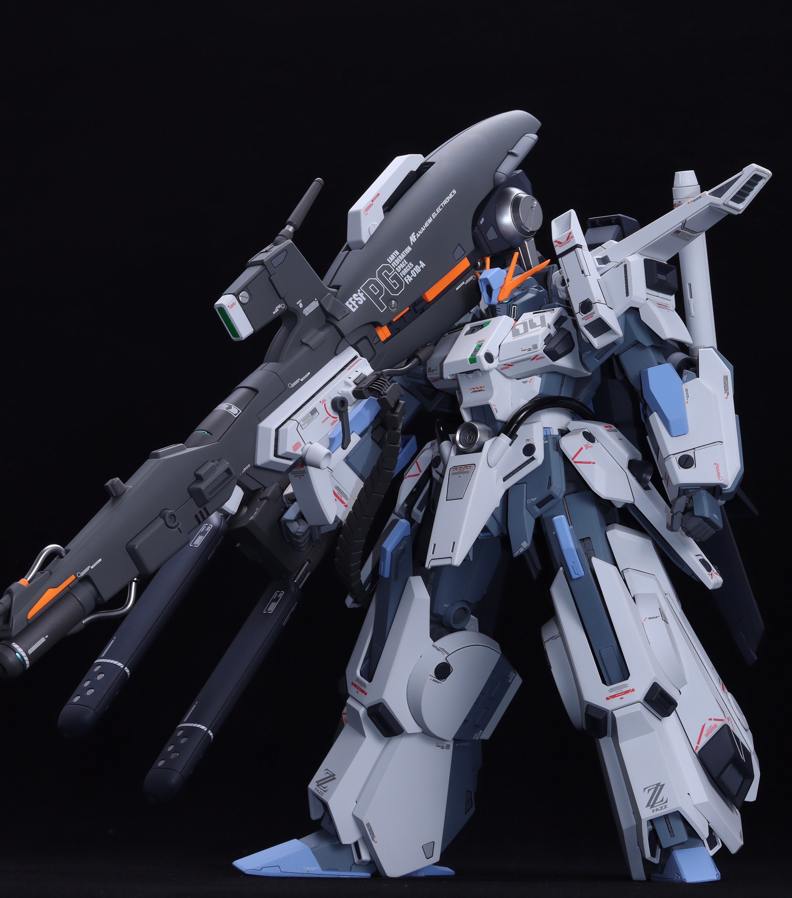 Painted & Built BANDAI MG 1/100 FAZZ Gundam Ver. Ka - Etsy