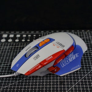 RX-78-2 GUNDAM Edition Mouse da gioco wireless e cablato personalizzato Logitech G502 X Lightspeed, mouse personalizzato