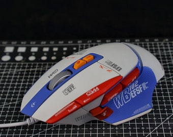 RX-78-2 GUNDAM Edition Custom Painted  Logitech G502 X Lightspeed Wireless & Wireled Gaming Mouse, Customized Mouse