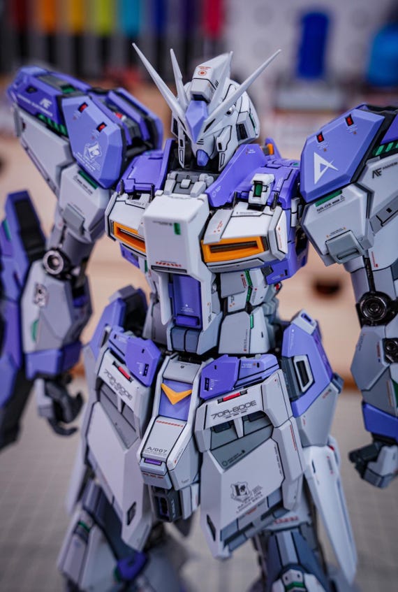 V-tiger Hi-ν Gundam Ver.yjl 1/100 MG Hi-v Painted & Built - Etsy