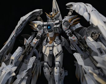 Bandai MG 1/100 Wing Gundam Snow White Prelude Painted - Etsy Denmark