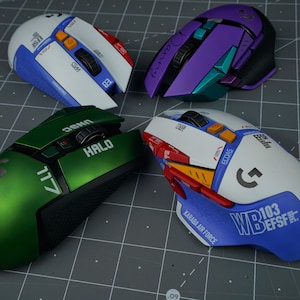 Custom Design & Painted  Logitech G502, G502X HERO Gaming Mouse with Rgb Lighting - Custom Painted Service