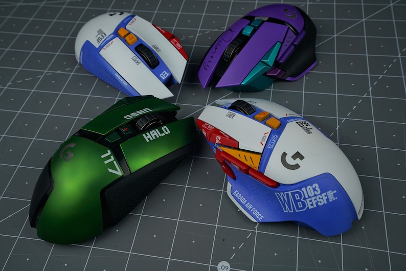 Custom Design & Painted Logitech G502, G502X HERO Gaming Mouse with Rgb Lighting - Custom Painted Service image 1