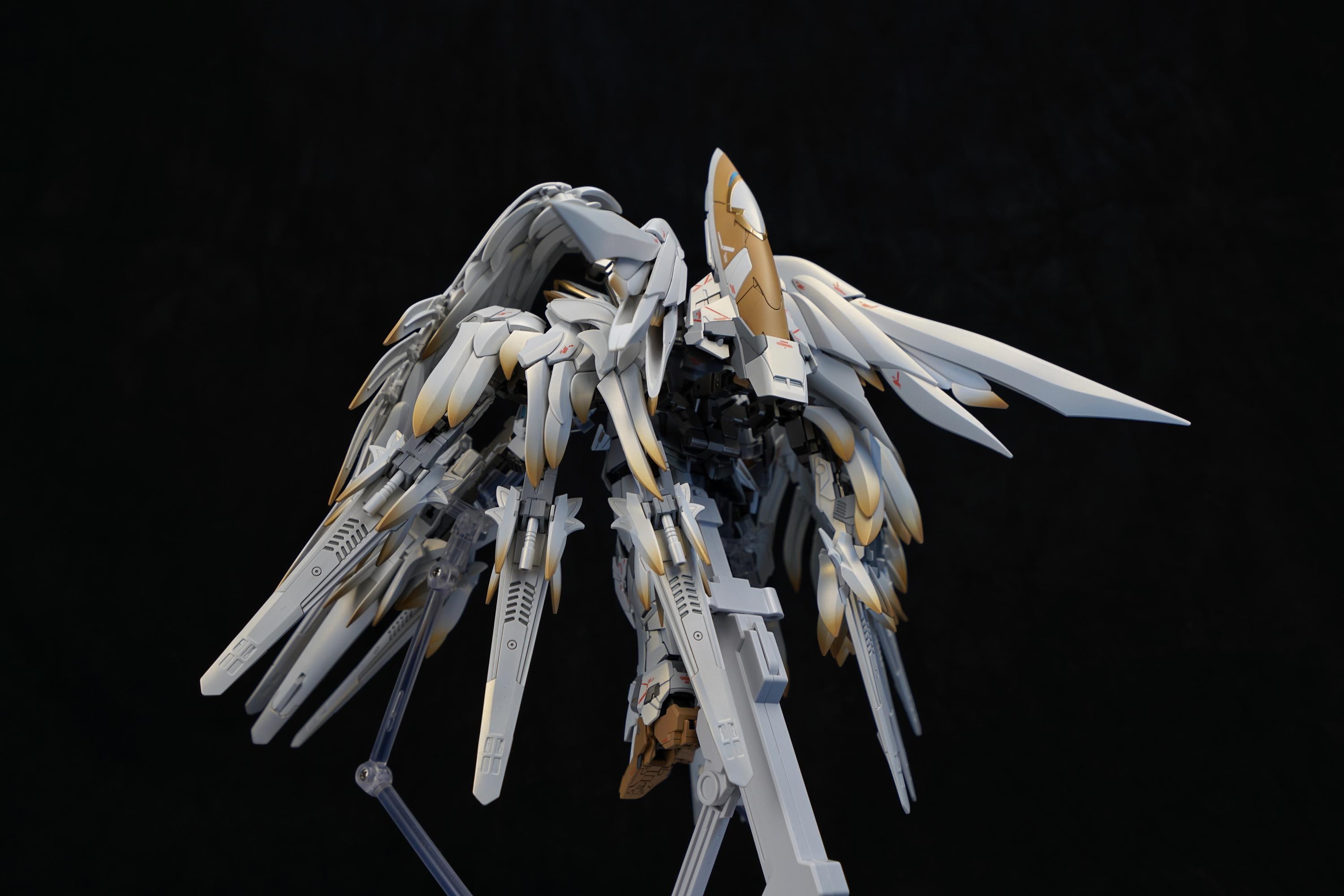 バンダイ MG 1/100 ウイングガンダム スノーホワイトプレリュード 塗装