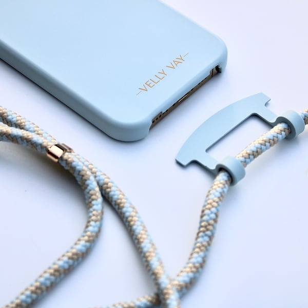 VELLY VAY SKY Case 2 in 1 mit abnehmbarer Handykette Infinity, Handyband, Hülle zum umhängen, iPhone 14 Pro, iPhone 13 mini, iPhone 11 Pro