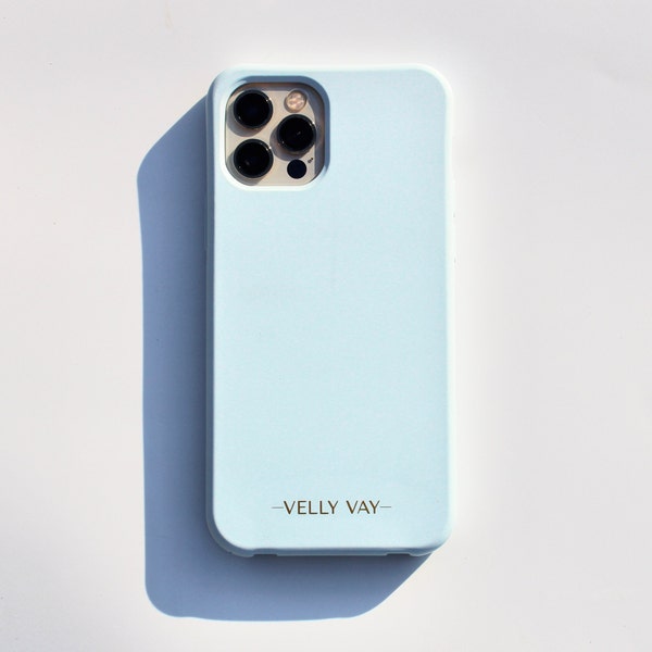 Enkel telefoonhoesje, telefoonhoesje Sky | Compatibel met elke mobiele telefoonketting van VELLY VAY | Crossbody-hoesje voor iPhone 14, iPhone 13, iPhone 11