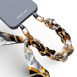 Chaîne courte de téléphonie mobile - Milan | Compatible avec la coque de téléphone VELLY VAY | chaîne amovible, chaîne pour téléphone portable, cordon pour téléphone portable, chaîne interchangeable, chaîne pour étui
