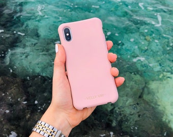 Single mobile phone case Powder Pink, Handycase | Compatible with any cell phone chain from VELLY VAY | for Samsung S10, iPhone 12 mini, iPhone 14 Pro