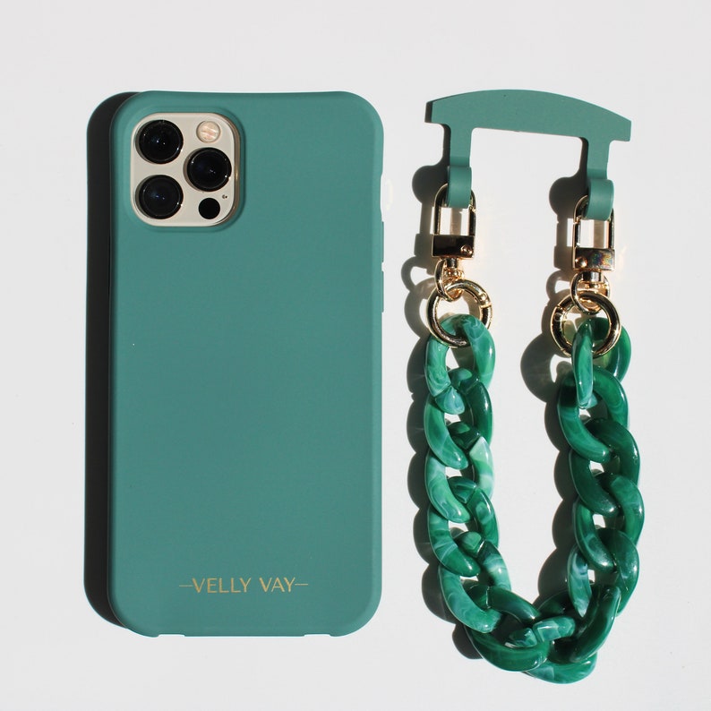 VELLY VAY Ocean CASE 2 en 1 avec dragonne amovible pour téléphone portable Bleu Bahamas Chaîne de téléphone portable pour iPhone 14, iPhone 15, iPhone 11 Pro Max, Samsung S10 image 7