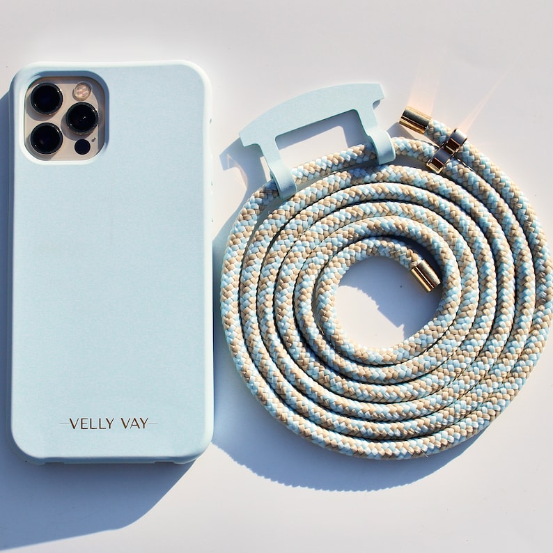 VELLY VAY SKY Case 2 in 1 mit abnehmbarer Handykette Infinity, Handyband, Hülle für iPhone 14 Pro, iPhone 14 mini, iPhone 11, iPhone 13 Pro image 2