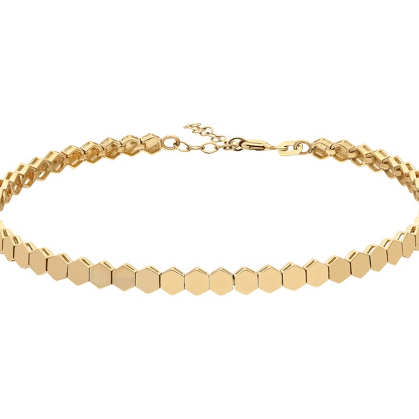 Solid Gold Bracelet Etsy