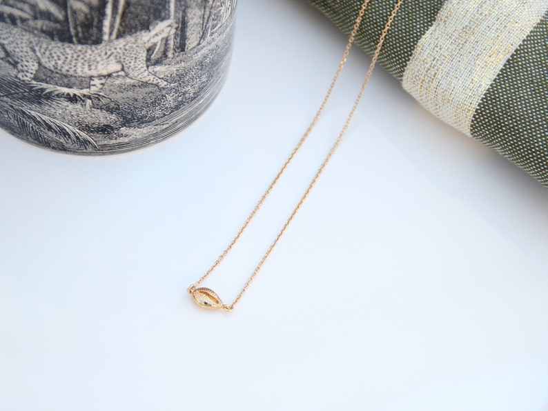 Cauri Shell Collar Gold Plated 3 Microns