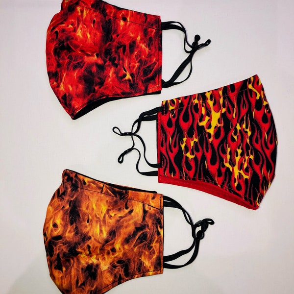 Fire Mask - Etsy