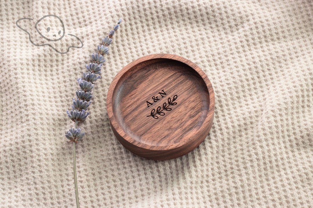 Personalized Floral Branch Ring Dish/ring Holder/engagement Ring Dish