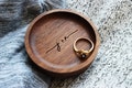 Personalized Initials Ring Dish/Custom Jewelry Dish/Wedding Ring Dish/Wood Ring Holder/Mens Ring Dish/4th Anniversary Gift/Engagement Gift