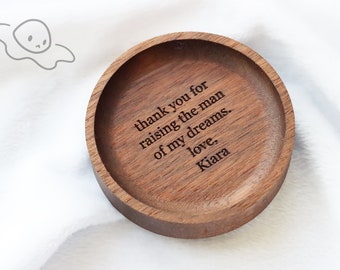 Custom Message Ring Dish, Mother of the Bride Gift, Mother In Law Gift, Wedding Gift, Gifts for Mom, Personalized Gift, Jewelry Ring Dish
