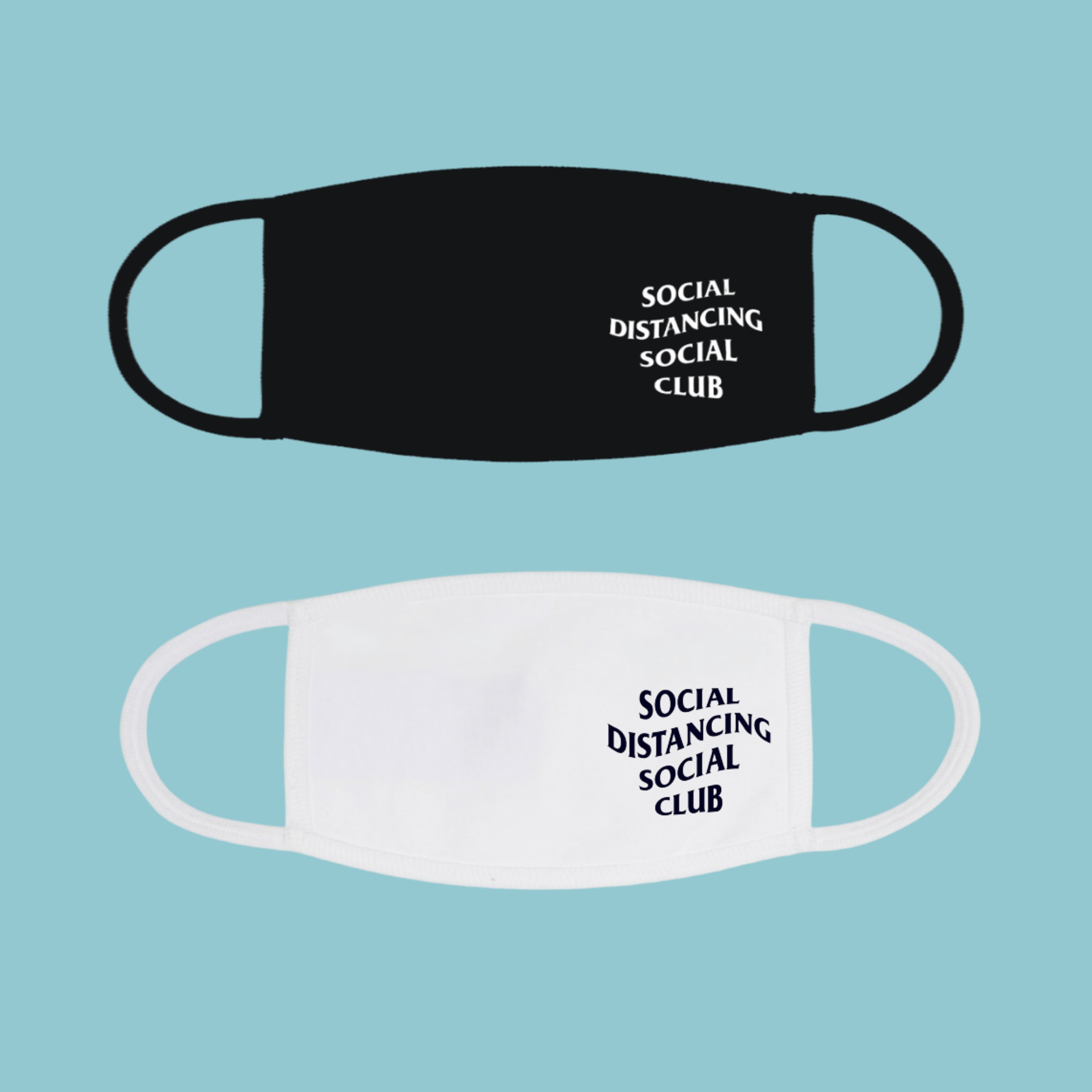Anti Social Club Mask Cotton Streetwear - Etsy
