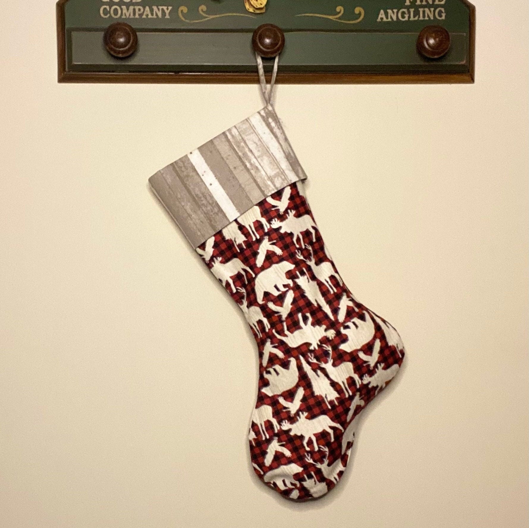 Winter Woodland Christmas Stocking Needlepoint DIY Kit