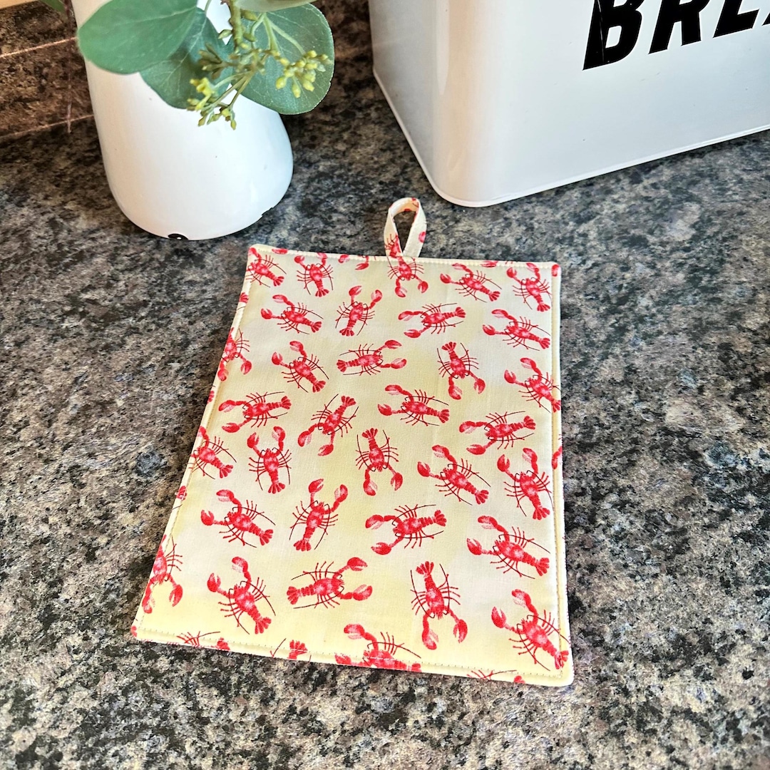 Lobster Hot Pad/potholder, Lobster Kitchen Accessories, Handmade ...