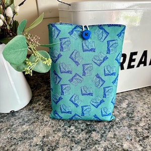 Padded Paperback Book Sleeve, Book Protector, Gift for Readers