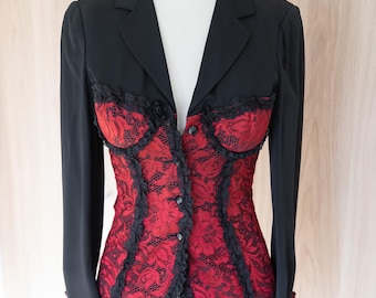1995 F/W Moschino Corset-Style Blazer