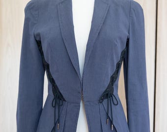 Chaqueta con peplum de la década de 2000 de MCQ Alexander McQueen