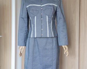 2001 Spring Christian Dior by John Galliano Dress and Jacket Set