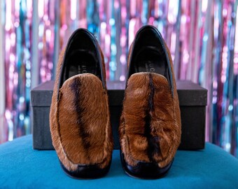 gucci hair loafers