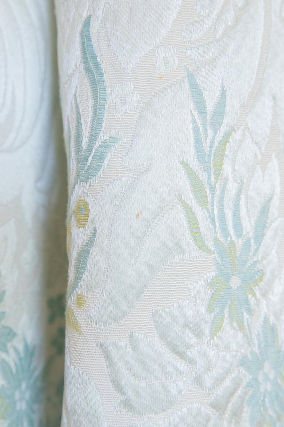 Dramatic 1970s Metallic Brocade Maxi Coat