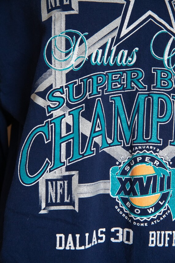Official Dallas Cowboys Super Bowl XXVIII Long Sl… - image 5