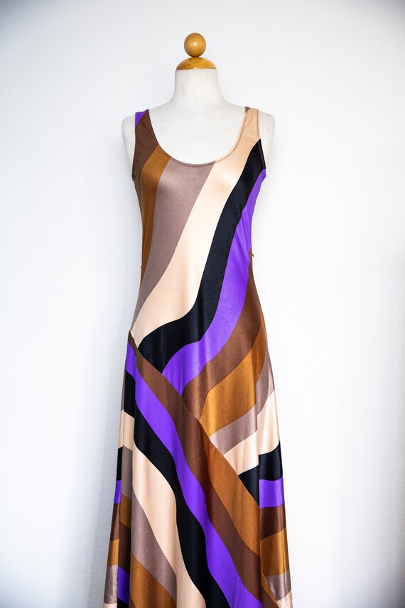 Vintage 70’s Swim & Fun Maxi Dress w/ matching sca