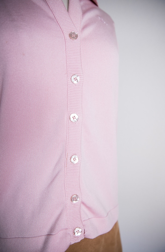 Vintage 70’s Pink Givenchy Sport Cardigan - image 9