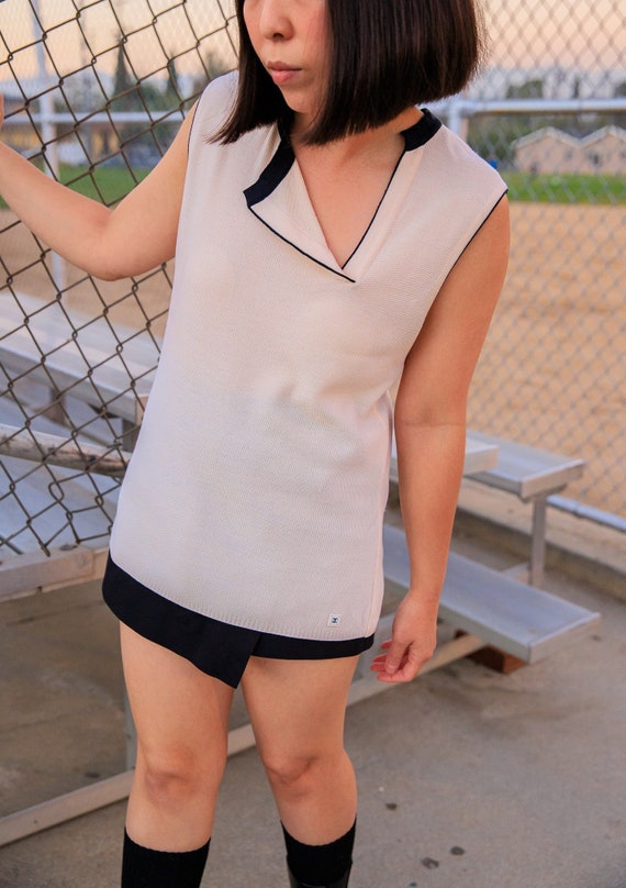 Y2K Peach Whimsy Top (S)