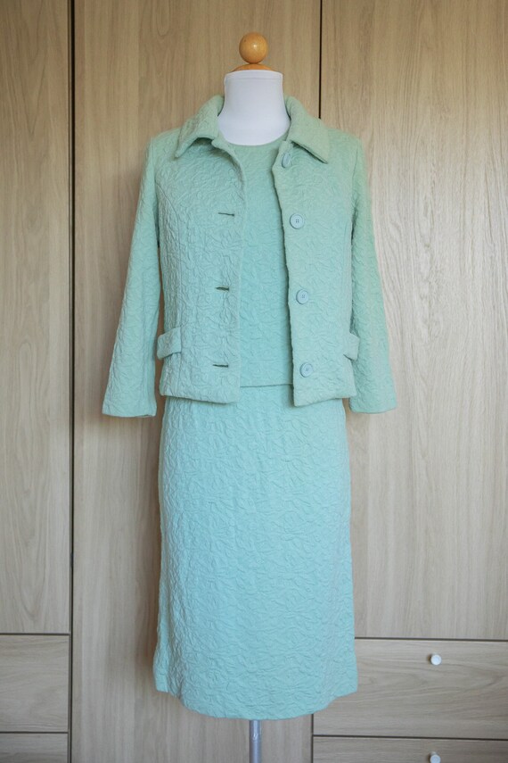 1960s Union Made Made Jacquard Kimberly Wool Knitw