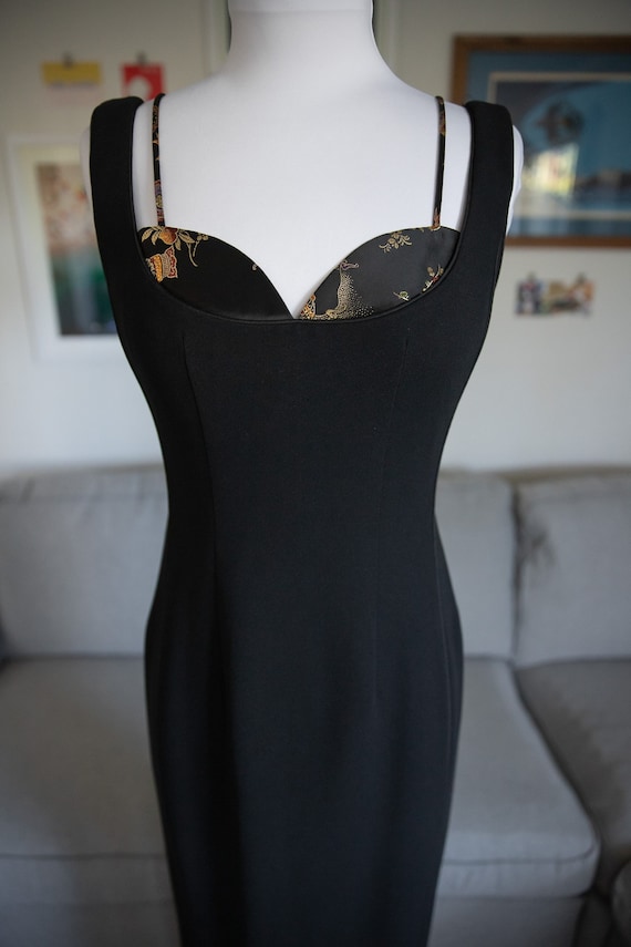 1990s Nicole Miller Black Dress with Bolero // Uni