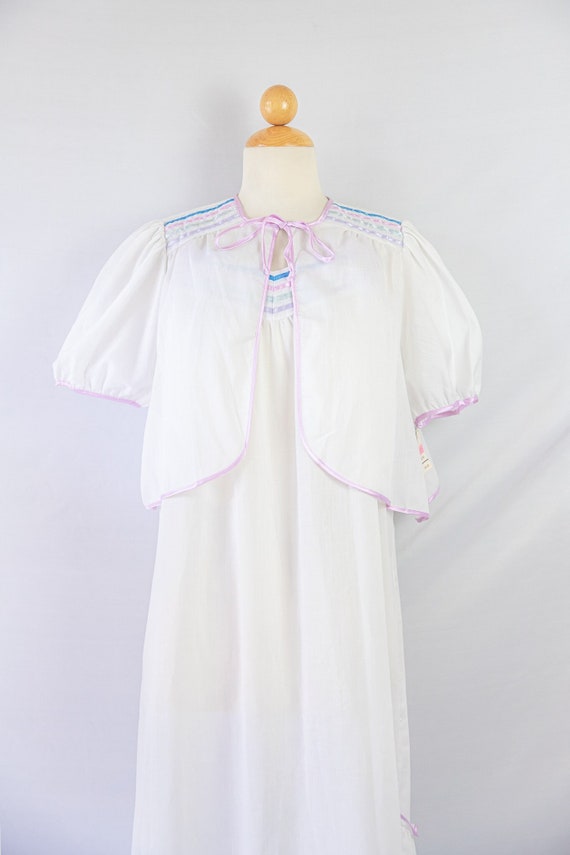 NWT NOS 1970s JCPenny sleeping dress with cropped 