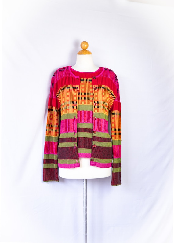 1990s Bazar by Christian Lacroix knit cardigan & t