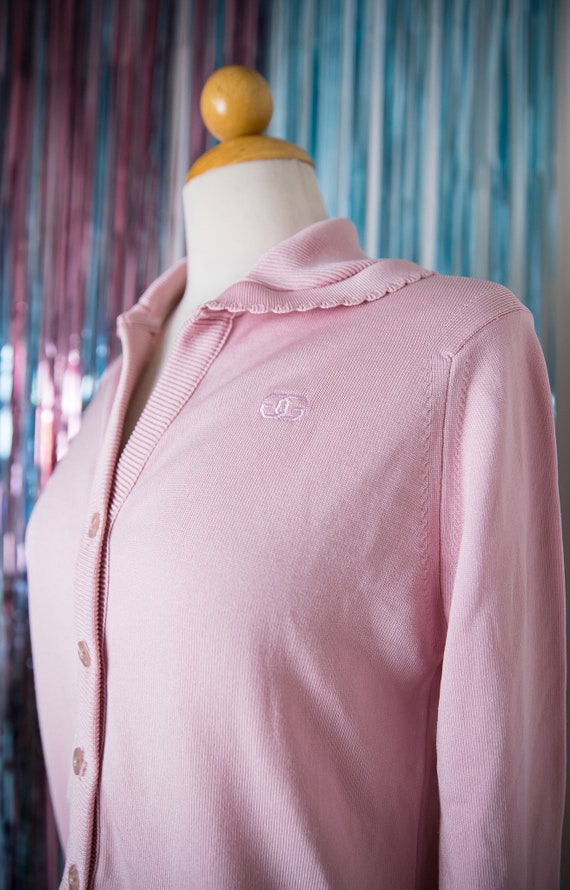 Vintage 70’s Pink Givenchy Sport Cardigan - image 3