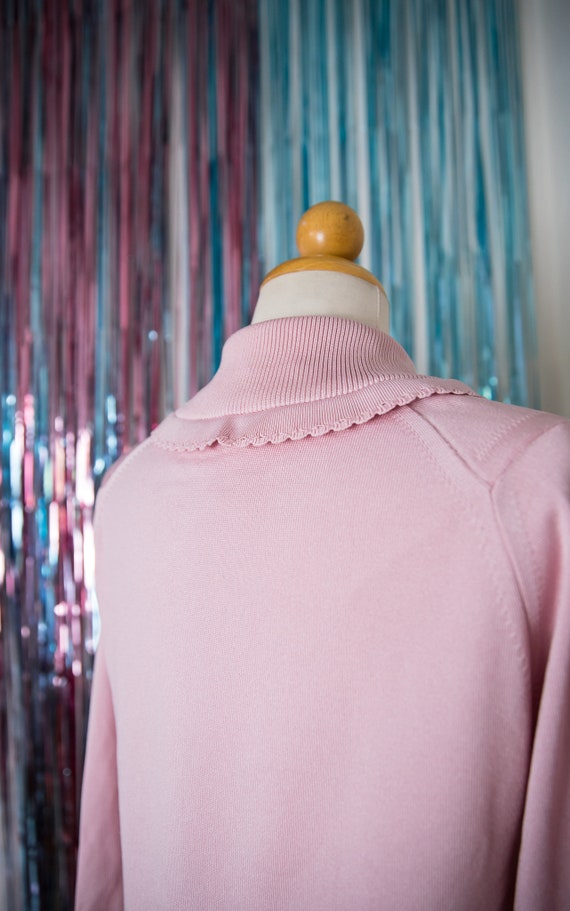 Vintage 70’s Pink Givenchy Sport Cardigan - image 8