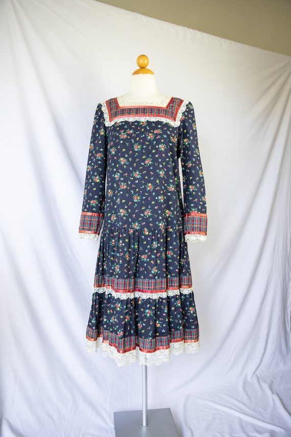 1970s Gunne Sax Dress | Eyelet Maxi Dress | Gunne Sax… - Gem