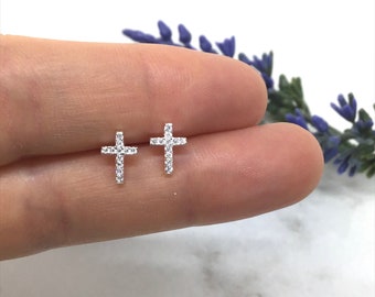 Cute cross earrings deals