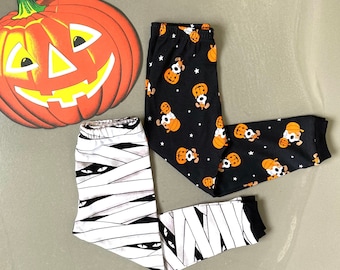 Toddler Halloween Jogger Knit Pant/Comfy Kids Pant/Relaxed Lounge/PJ Pant 2pc Set Bundle/Handmade Size Ranges 2T-3T & 4T-5