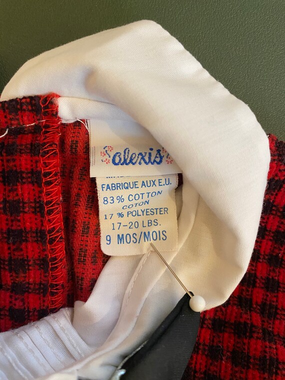 80s Vintage Baby Jumpsuit /Retro/Bodysuit /Holiday Ch… Gem