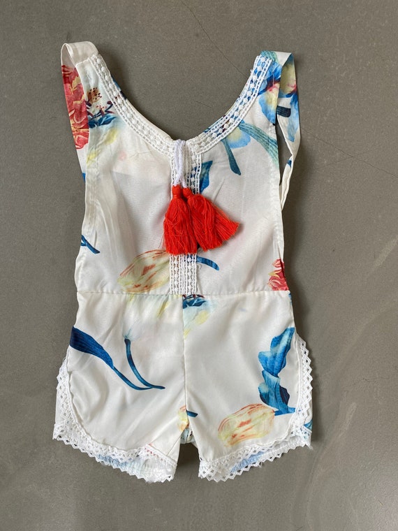 Baby Boho Festival Floral Tropical Summer Romper /