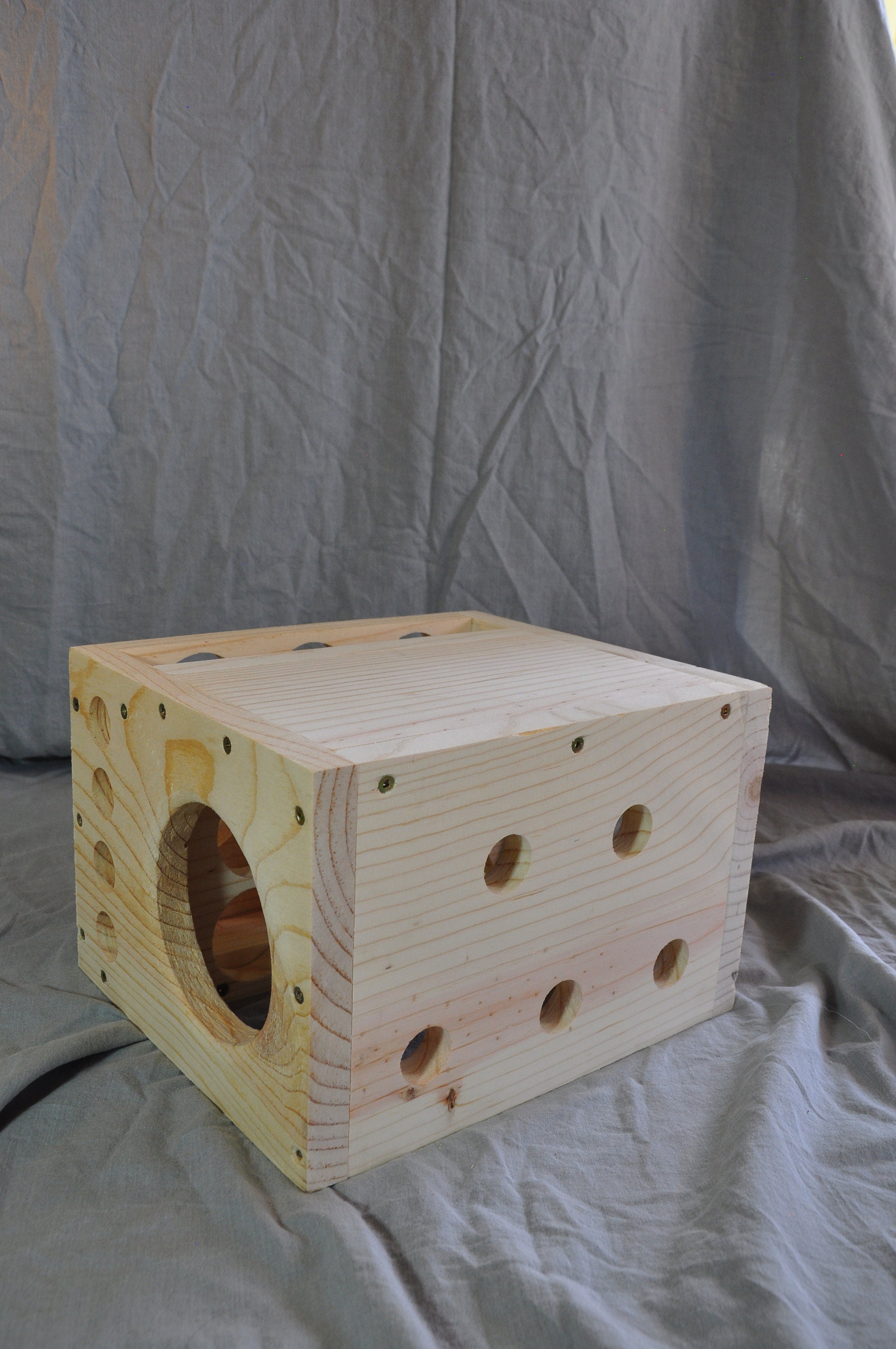 Small Animal Hide House met geïntegreerde hooirek voor Etsy