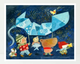 Year of Snake 8x10 Art Print