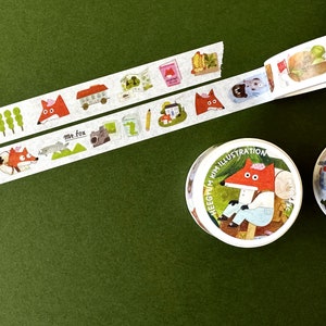 Washi Tape Bon Voyage 15mm x 10m image 3