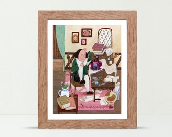 William Shakespeare 8x10 Art Print